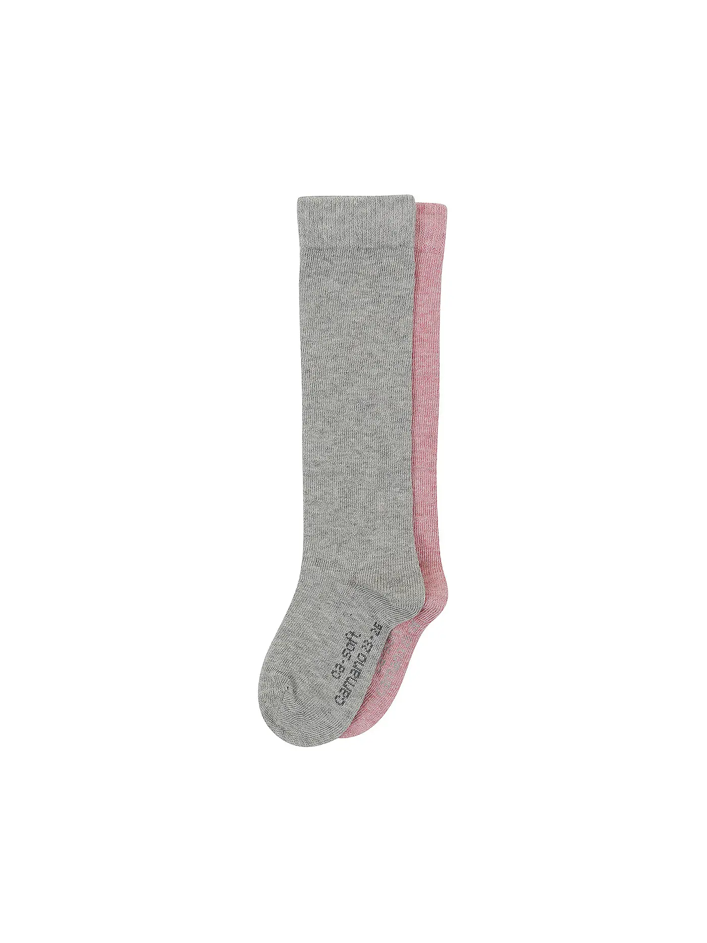 CAMANO | Kinder Stutzen 2er Pkg Denim | rosa
